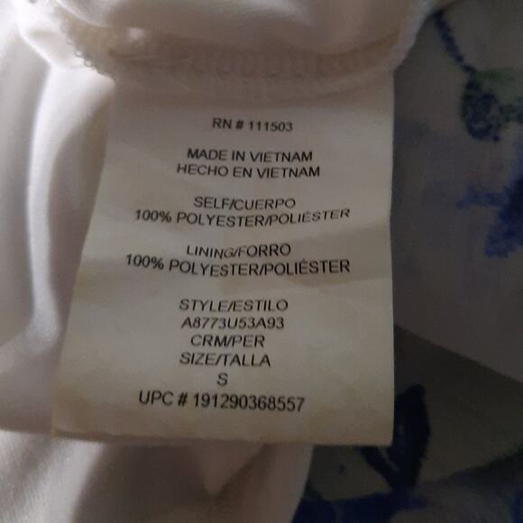 Lily Rose Blue Floral Hi Low Dress Sz S Cottagecore Fairy Garden Romantic - Picture 7 of 11